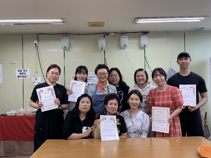 스마트 의류 패턴메이킹 수료식